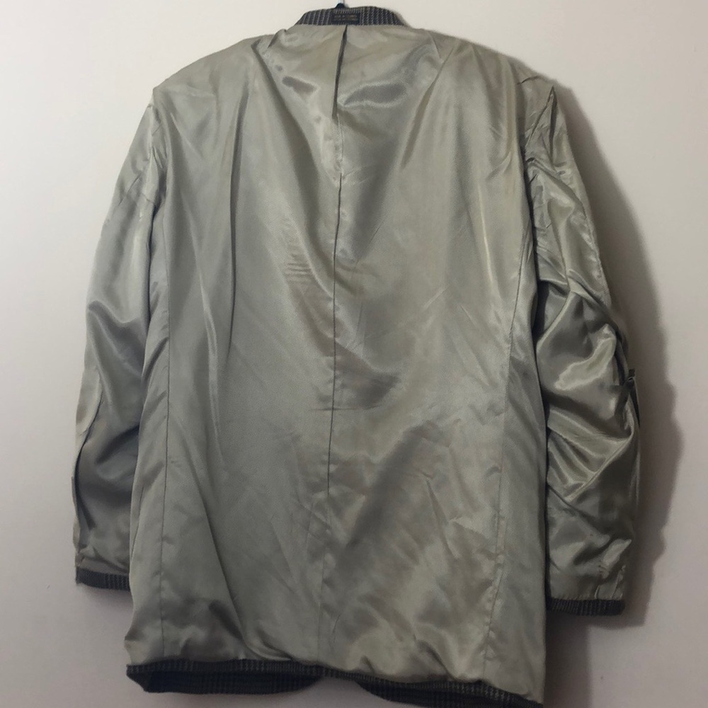 Stafford Brown & Tan Plaid 2-Button Blaze 40R - Picture 8 of 8